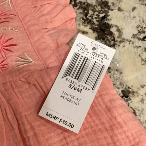 NWT Jessica Simpson 3-6 month romper - Picture 4 of 6